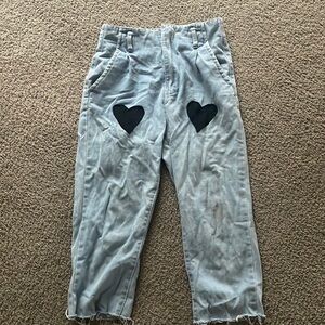 Heart jeans